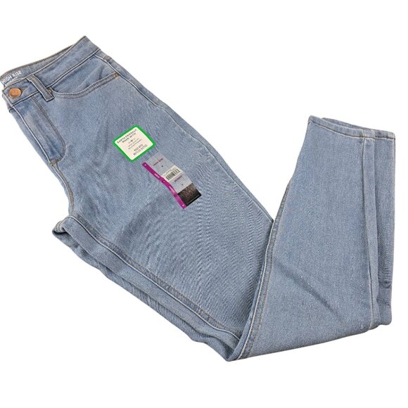 Womens High-Rise Skinny Jeans Light Wash Size 9 Juniors With Stretch jh1786 - Picture 1 of 10